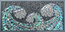 Load image into Gallery viewer, King Tide framed paua & shell mosaic