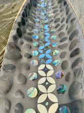 Load image into Gallery viewer, Mirror &amp; Shell Pacific Style Mosaic Seed Pod
