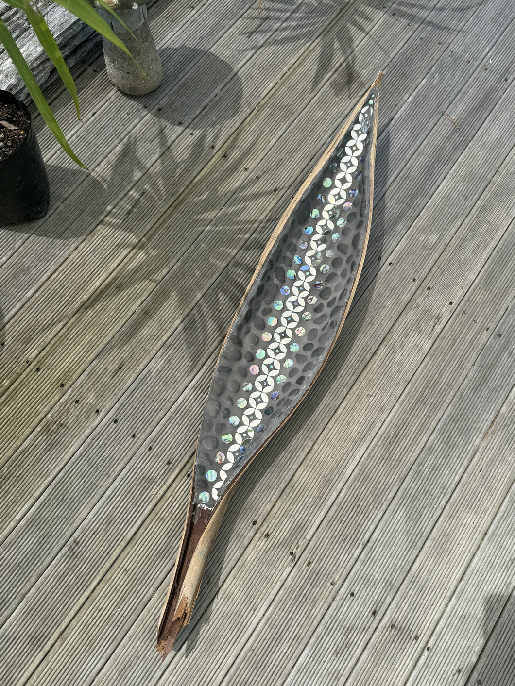 Mirror & Shell Pacific Style Mosaic Seed Pod – Shingle & Shell